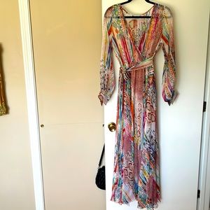 Meghan LA Aztec Print Maxi Dress Size M